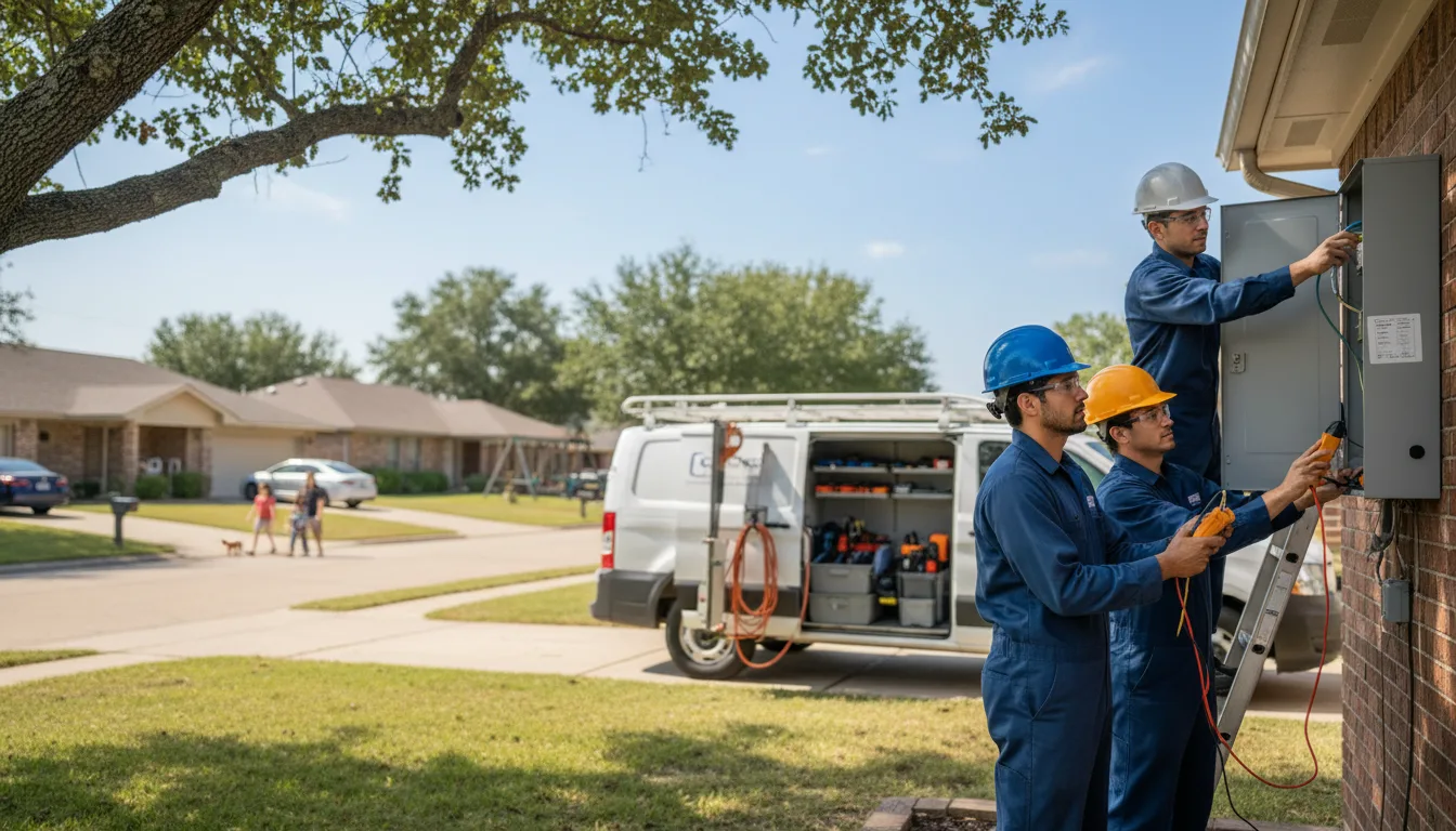 Certified electrician providing emergency electrical services in Fort Ogden, FL